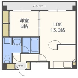 フローライト南森町の物件間取画像